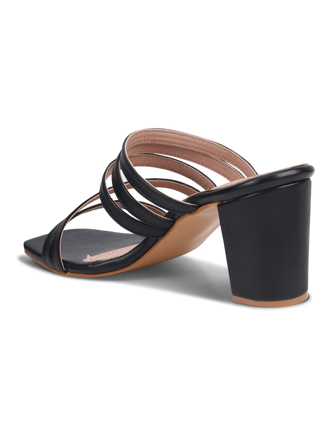 Wide Strap Block Heel Mules - Image 7