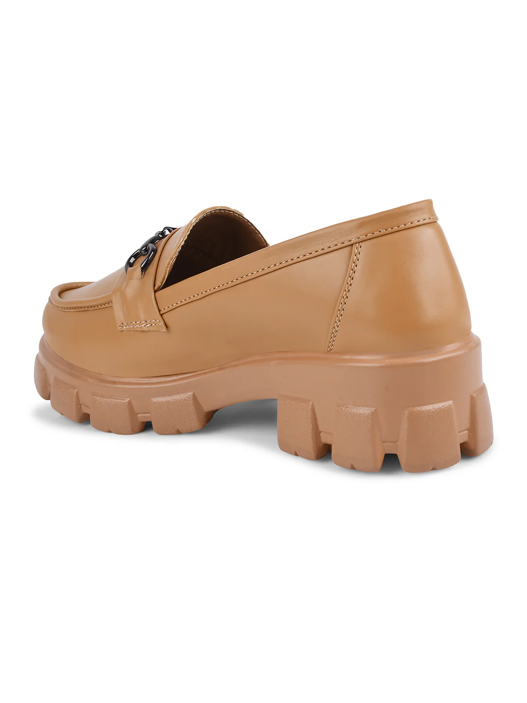 Women Buckled Heeled Horsebit Loafers - Image 18