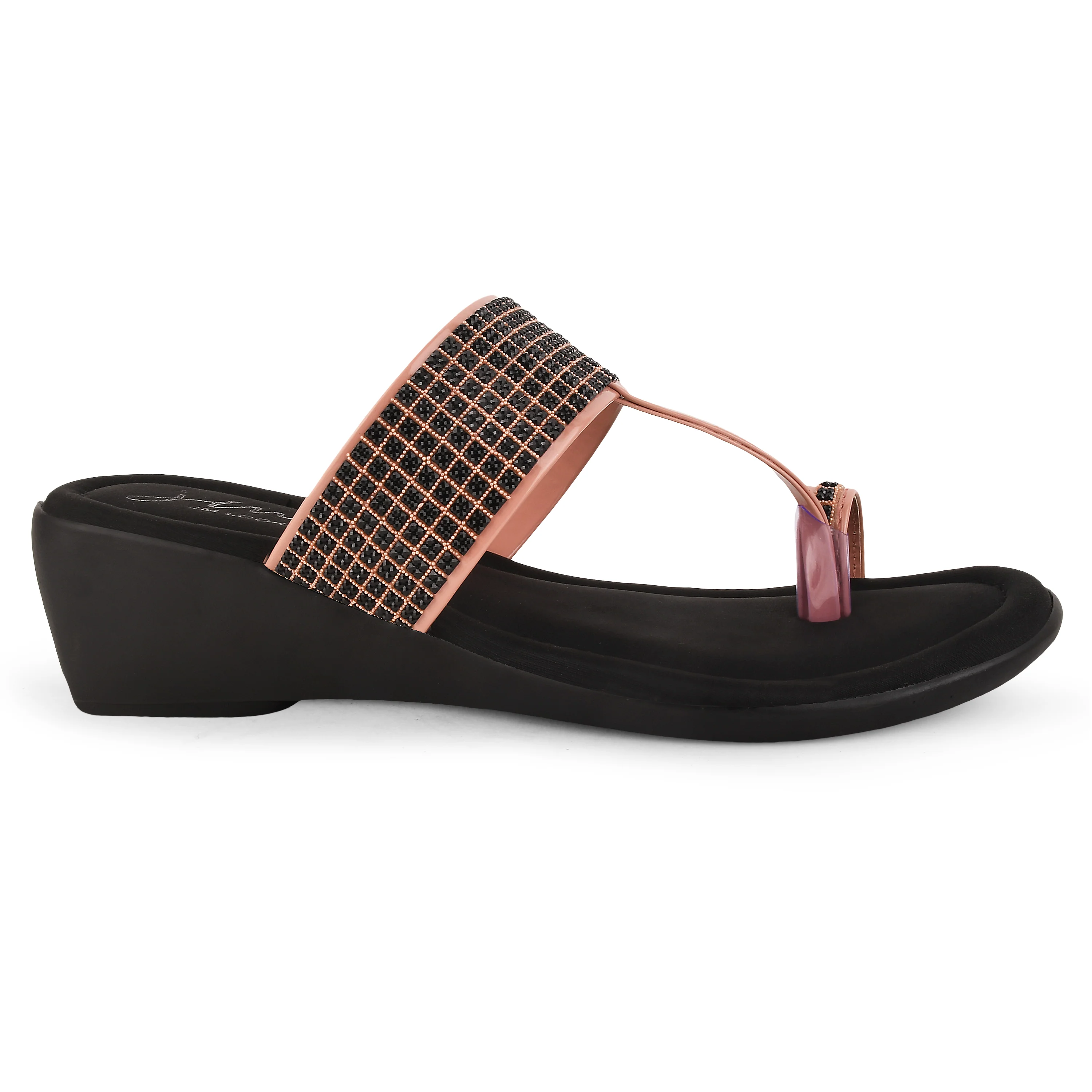 Women Embellished Toe-Ring Wedges - Image 10
