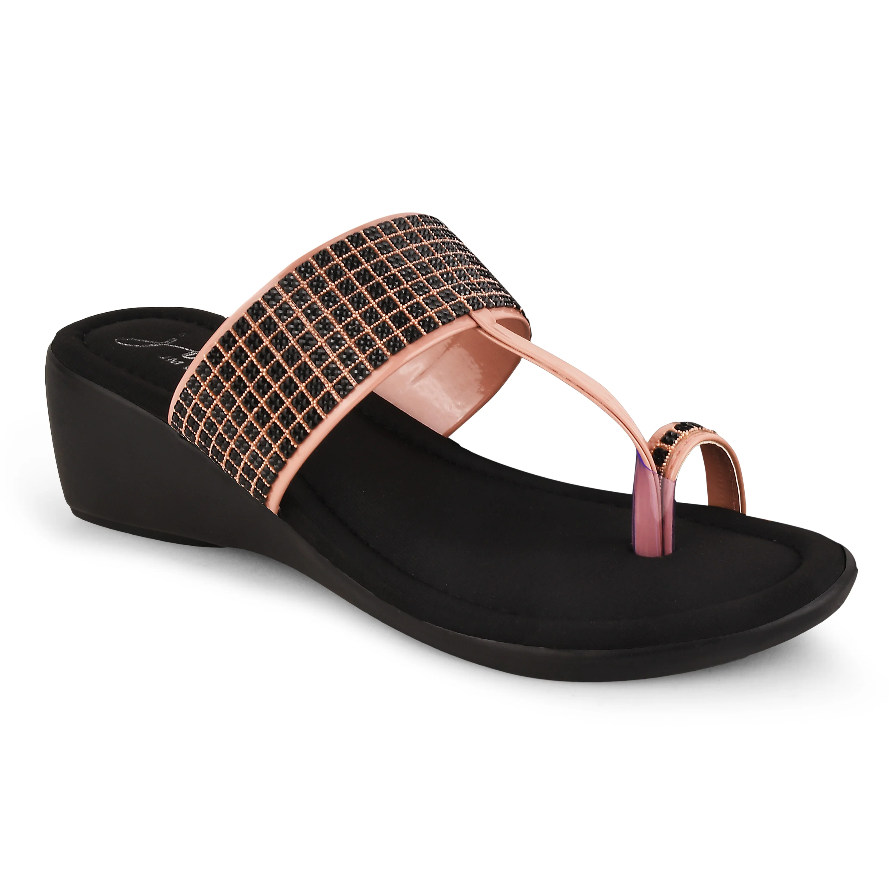 Women Embellished Toe-Ring Wedges - Image 11