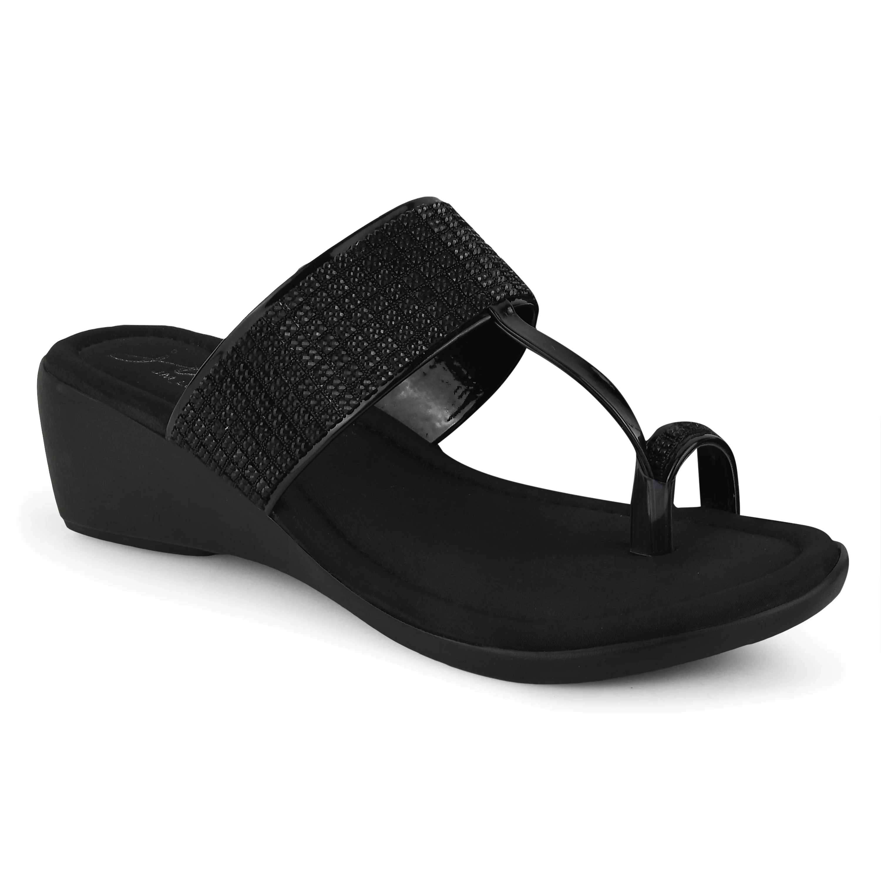 Women Embellished Toe-Ring Wedges - Image 6