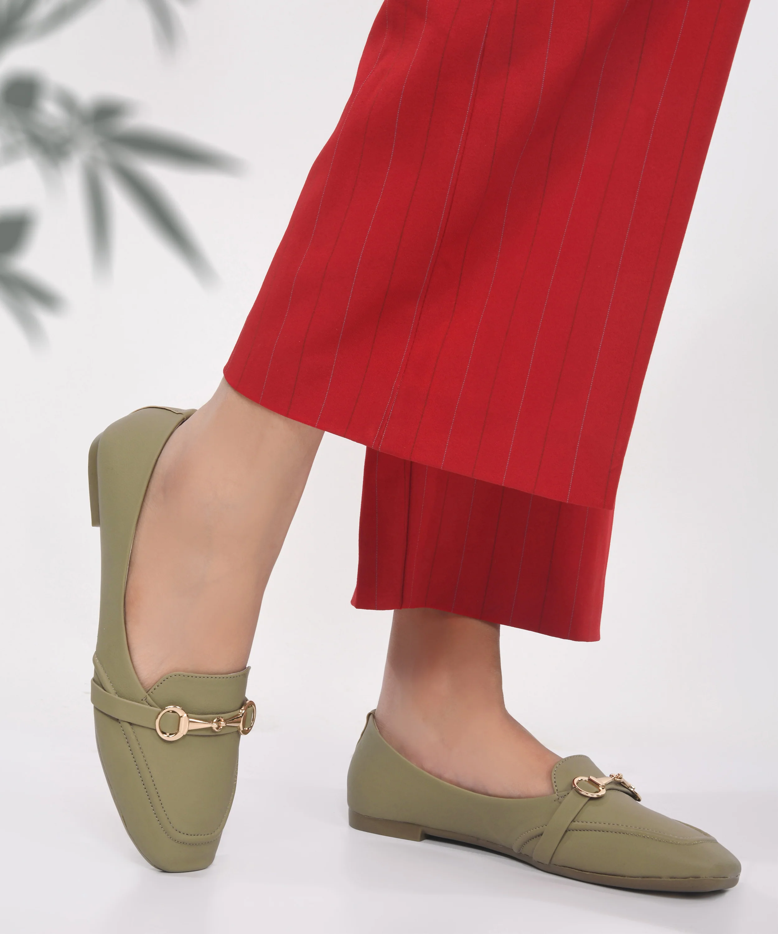 Women Flat Loafers with Metal Horsebit - Image 15