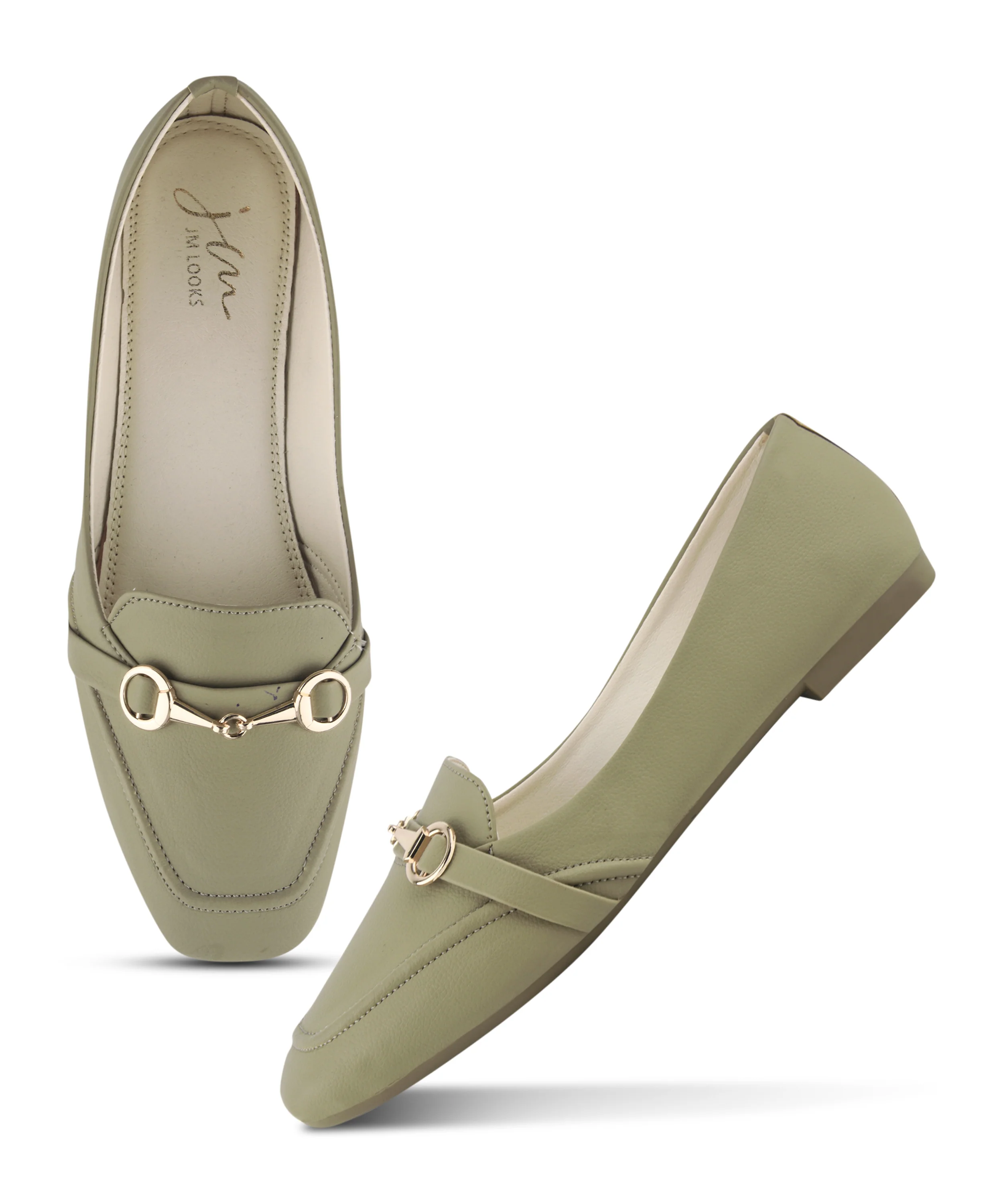 Women Flat Loafers with Metal Horsebit - Image 17