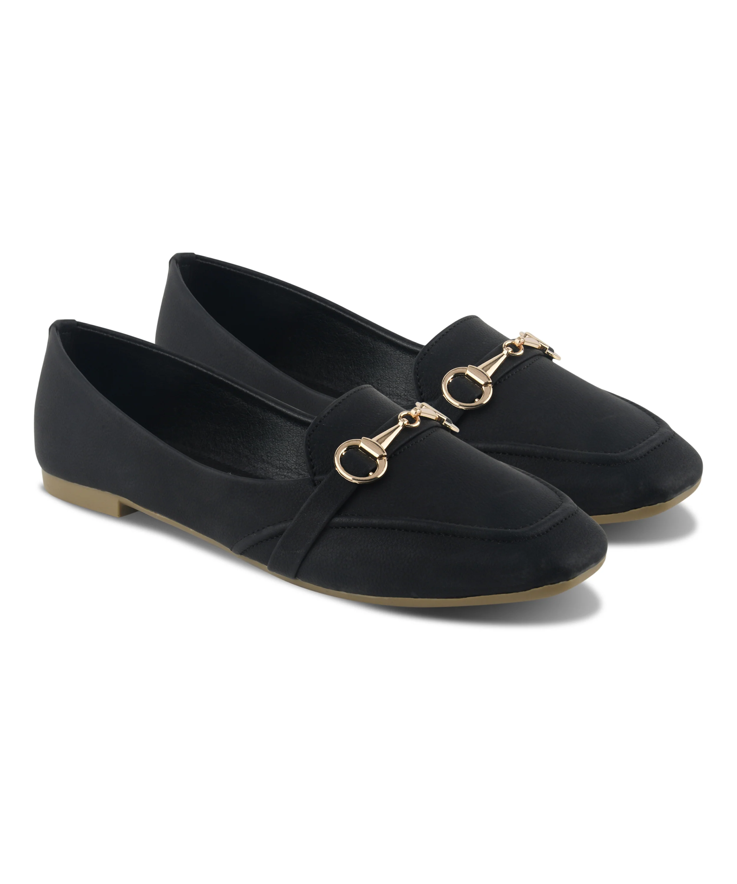 Women Flat Loafers with Metal Horsebit - Image 6