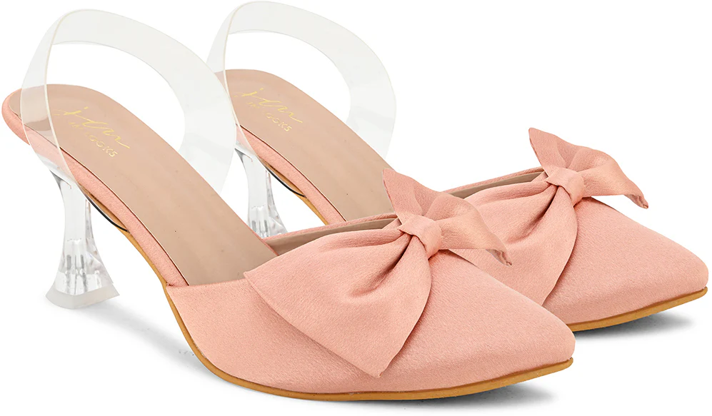 Women Kitten Heeled Sandals with Bow Applique - Image 17