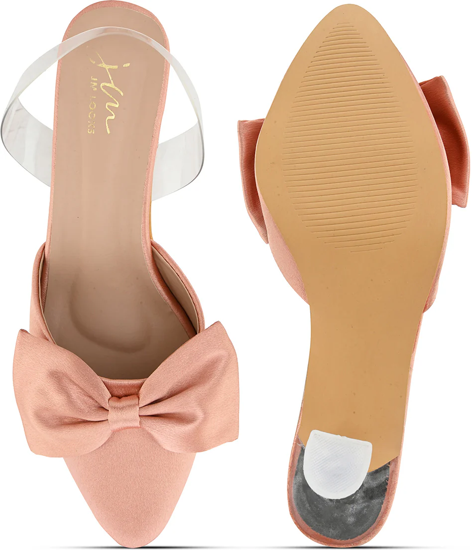 Women Kitten Heeled Sandals with Bow Applique - Image 18