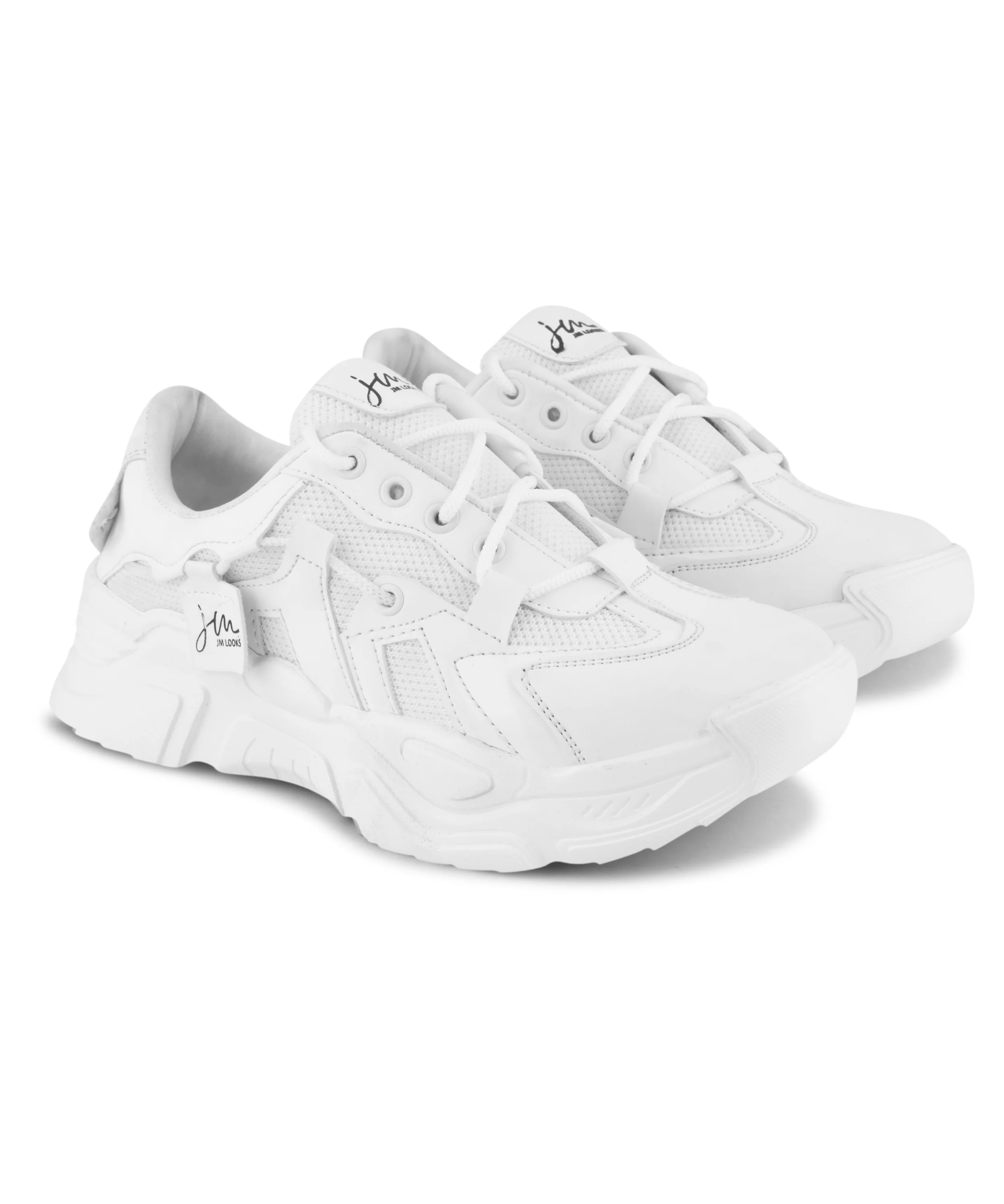 Women’s Chunky Lace-Up Casual Sneakers with Cushioned Sole - Image 18