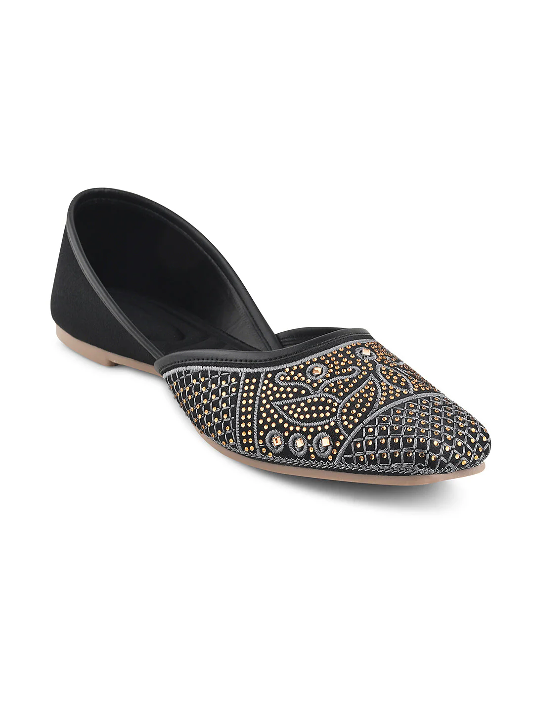 JM Looks Women's Embellished Festive Juttis - Image 12