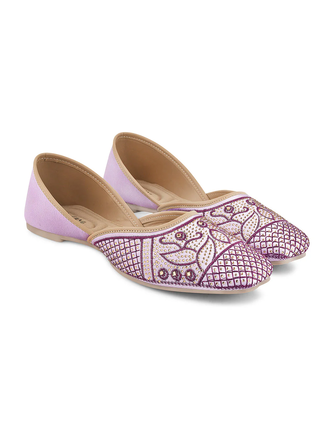 JM Looks Women's Embellished Festive Juttis - Image 17