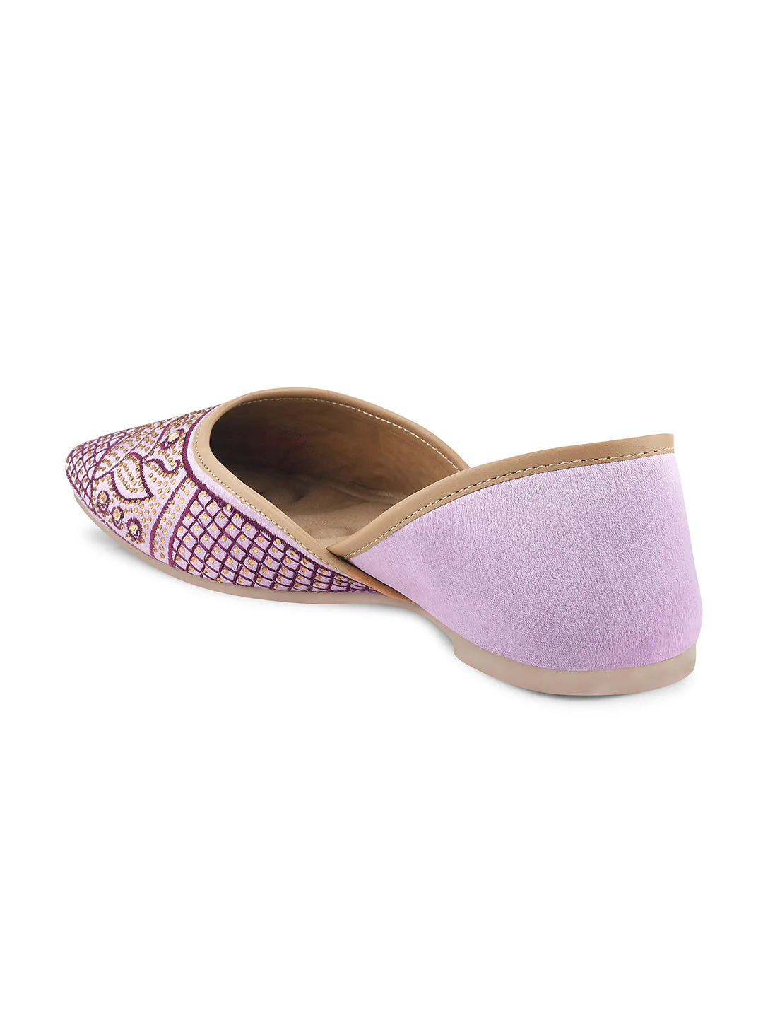 JM Looks Women's Embellished Festive Juttis - Image 18