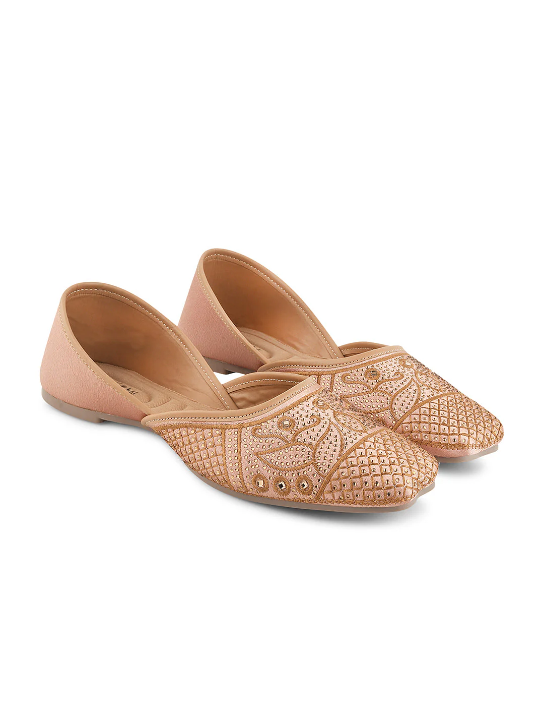 JM Looks Women's Embellished Festive Juttis - Image 5