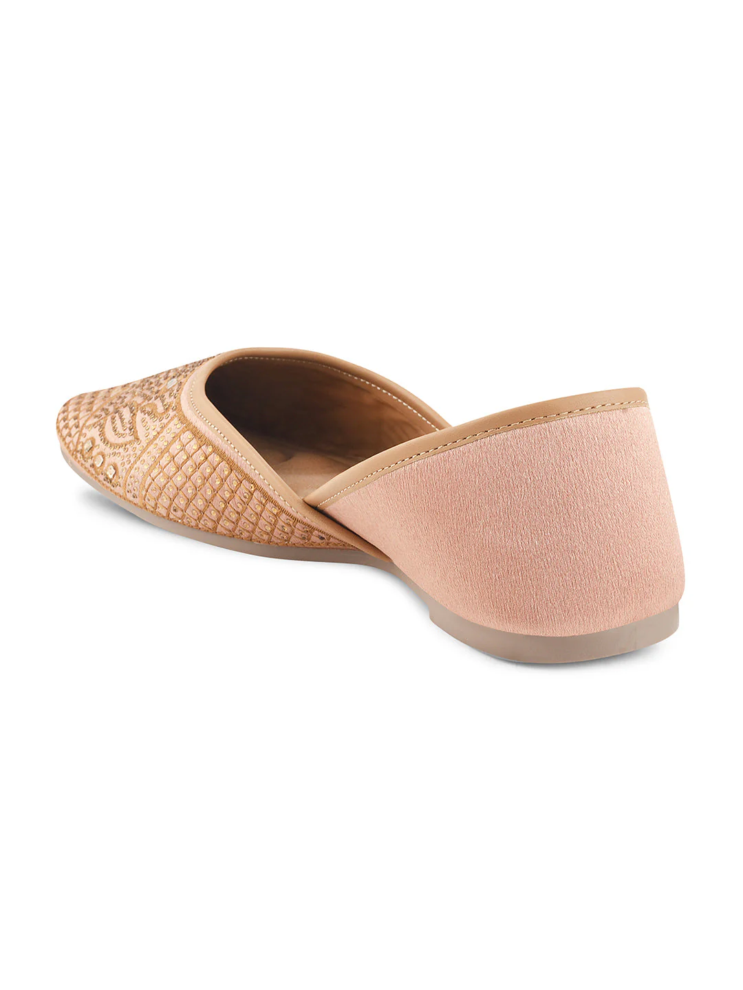 JM Looks Women's Embellished Festive Juttis - Image 6