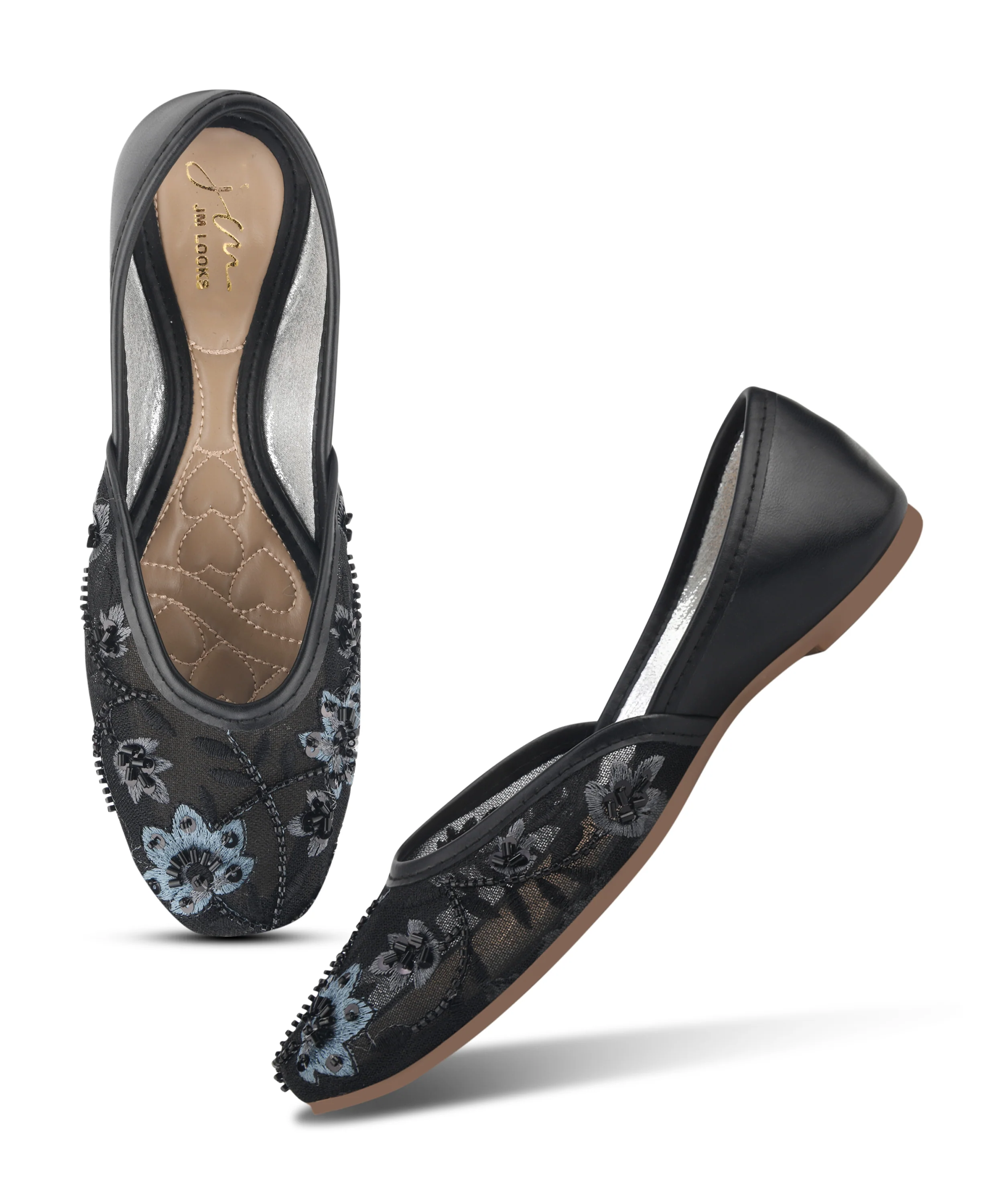 Women’s Juttis with Hand Embroidery and Soft Comfort Sole - Image 11