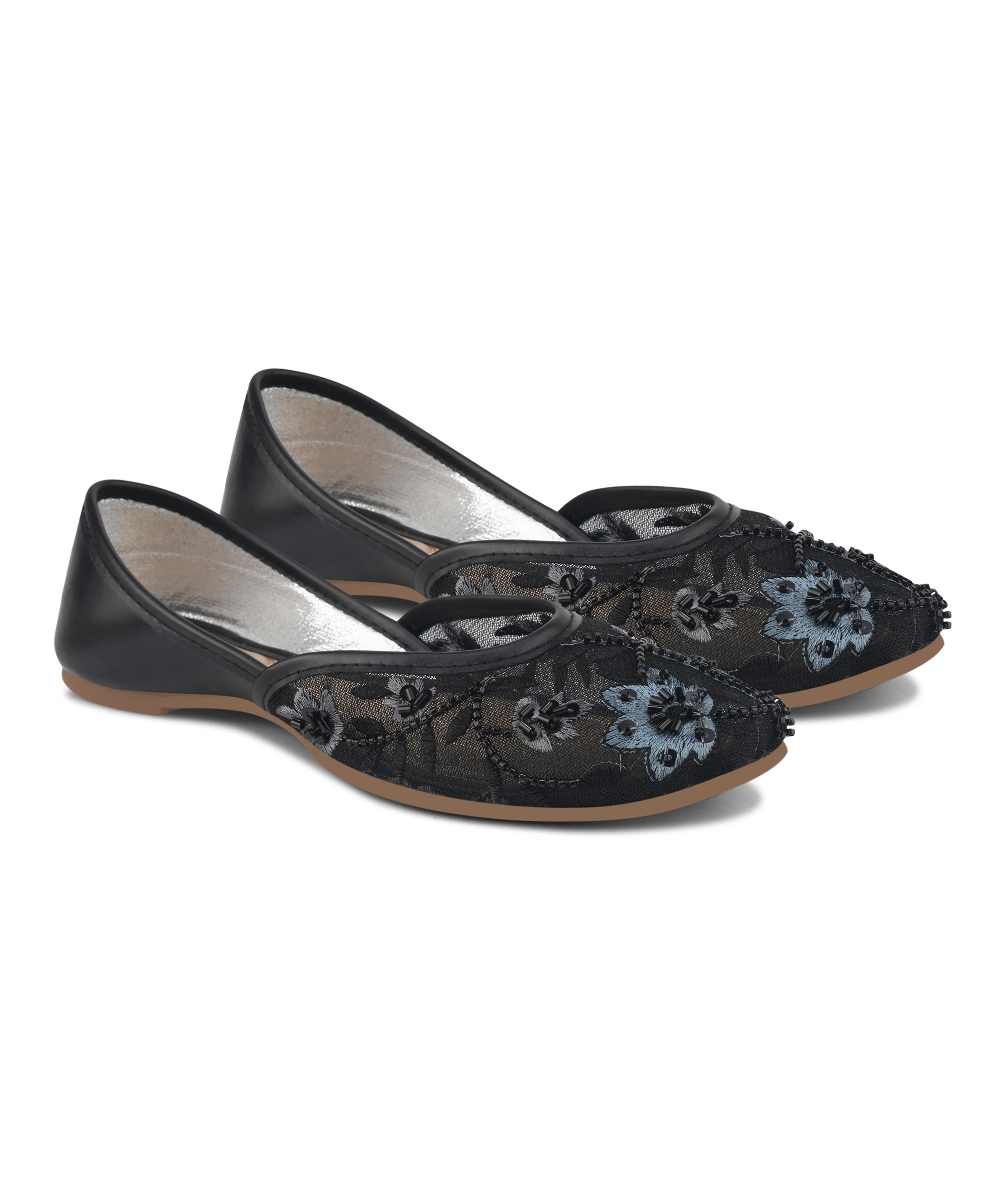 Women’s Juttis with Hand Embroidery and Soft Comfort Sole - Image 12