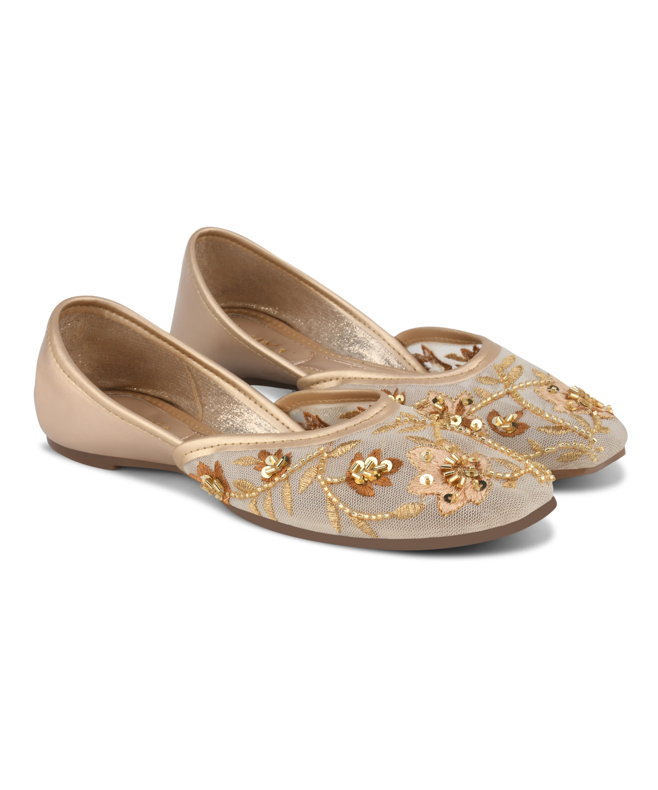 Women’s Juttis with Hand Embroidery and Soft Comfort Sole - Image 18