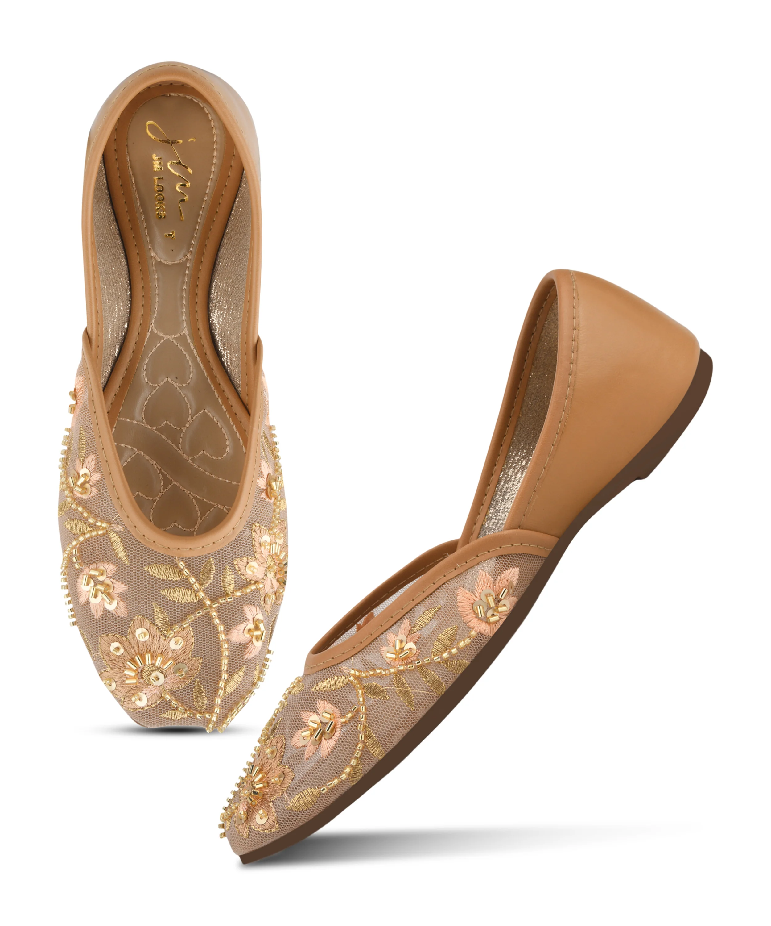 Women’s Juttis with Hand Embroidery and Soft Comfort Sole - Image 5