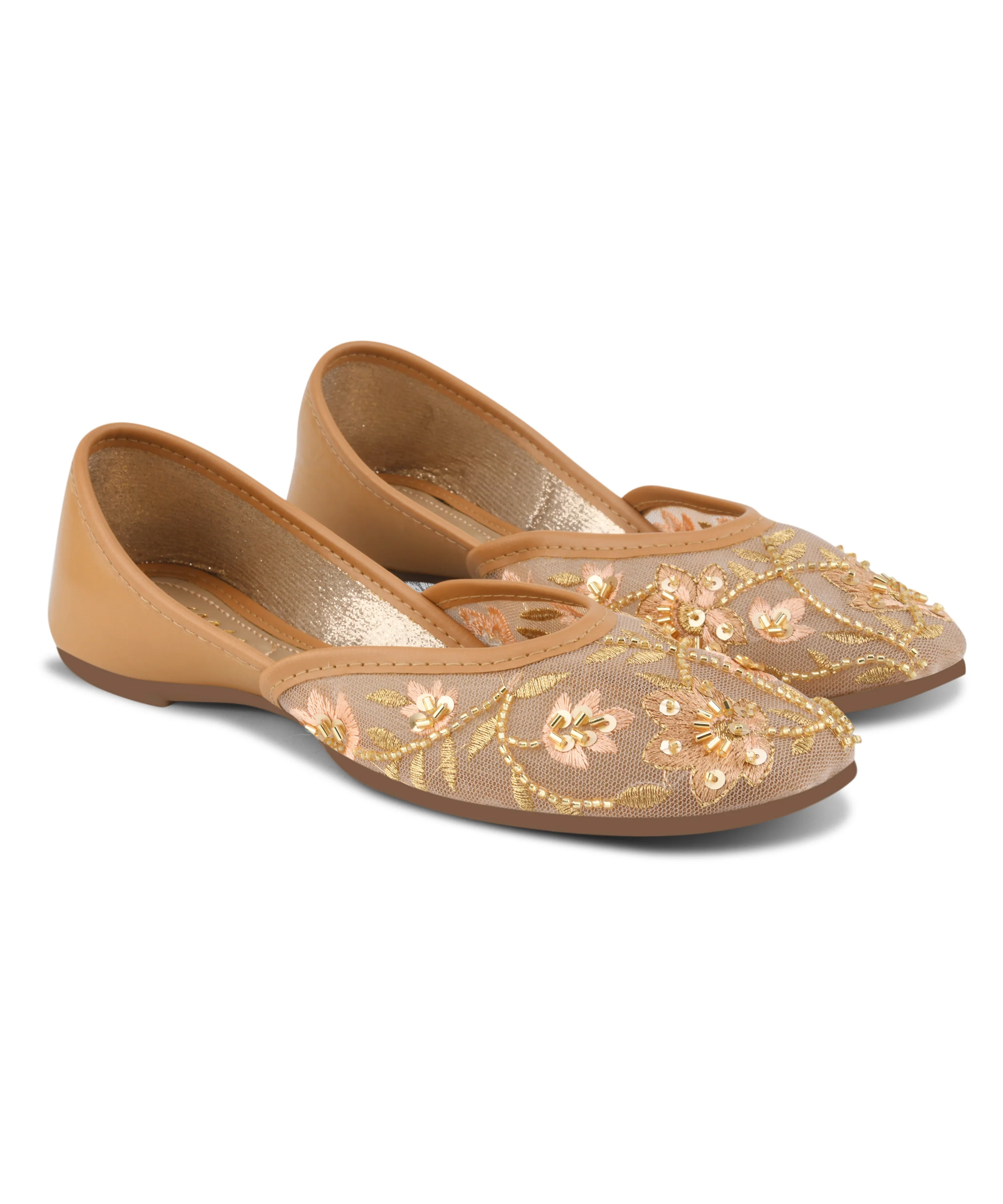 Women’s Juttis with Hand Embroidery and Soft Comfort Sole - Image 6