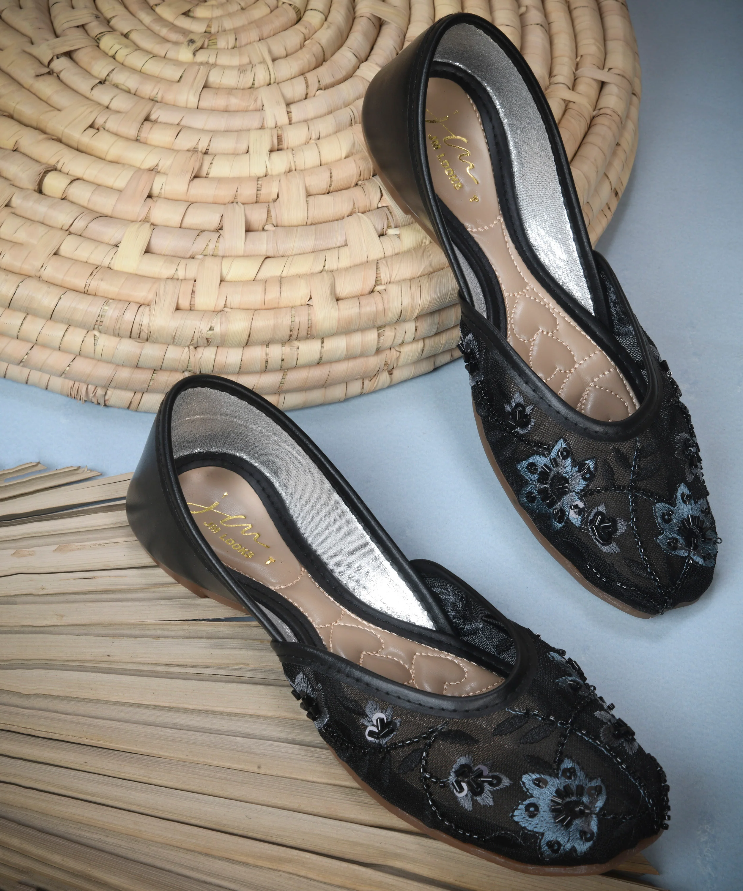 Women’s Juttis with Hand Embroidery and Soft Comfort Sole - Image 7