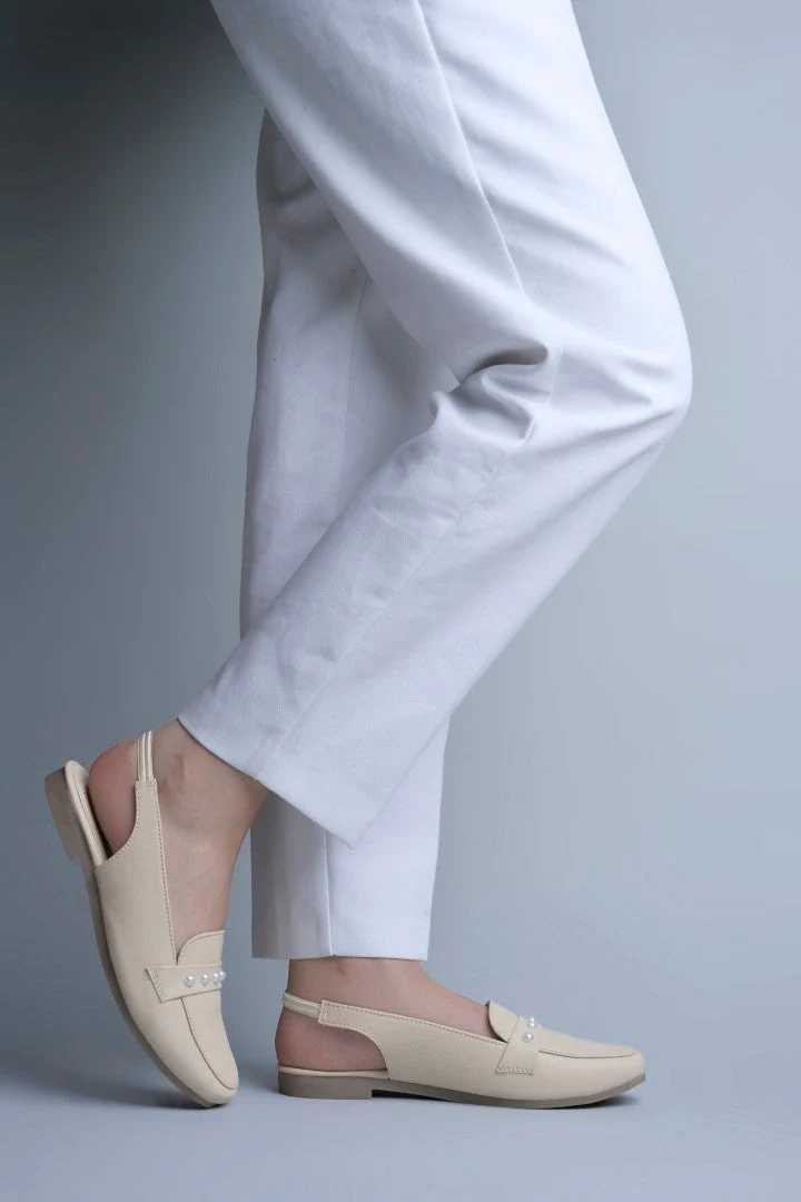 Jm Looks Pearl Embellished Slingback Loafers - Image 14