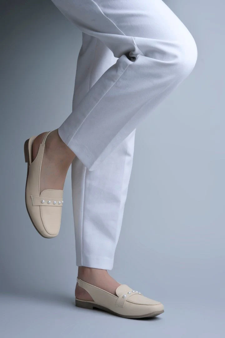 Jm Looks Pearl Embellished Slingback Loafers - Image 16