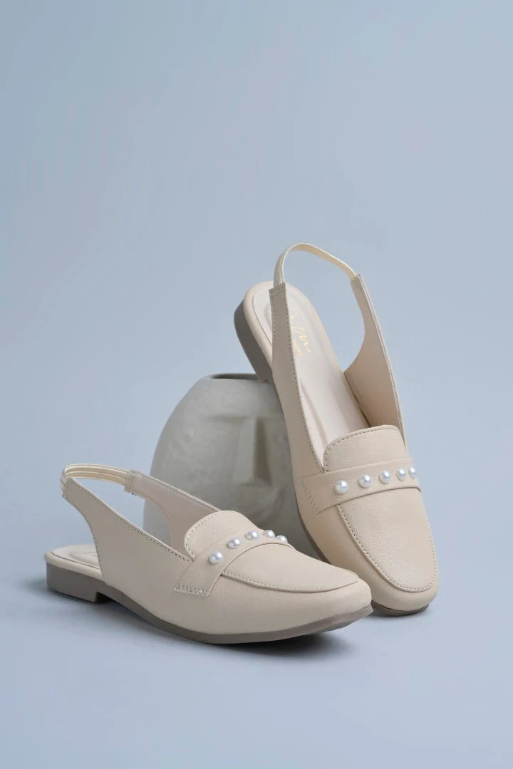 Jm Looks Pearl Embellished Slingback Loafers - Image 17