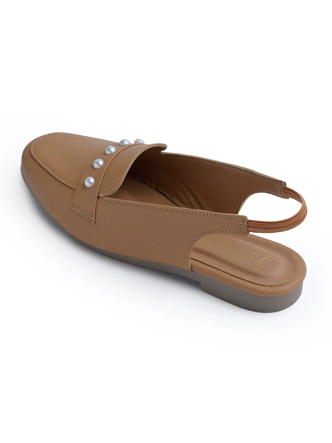 Jm Looks Pearl Embellished Slingback Loafers - Image 20