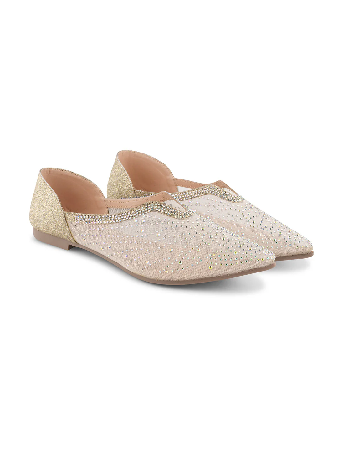Jm Looks Women's Embellished Pointed Toe Flats - Image 13