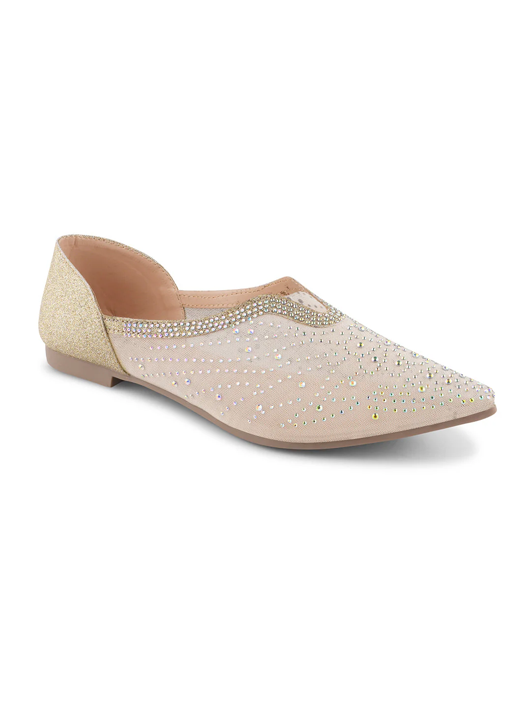 Jm Looks Women's Embellished Pointed Toe Flats - Image 15
