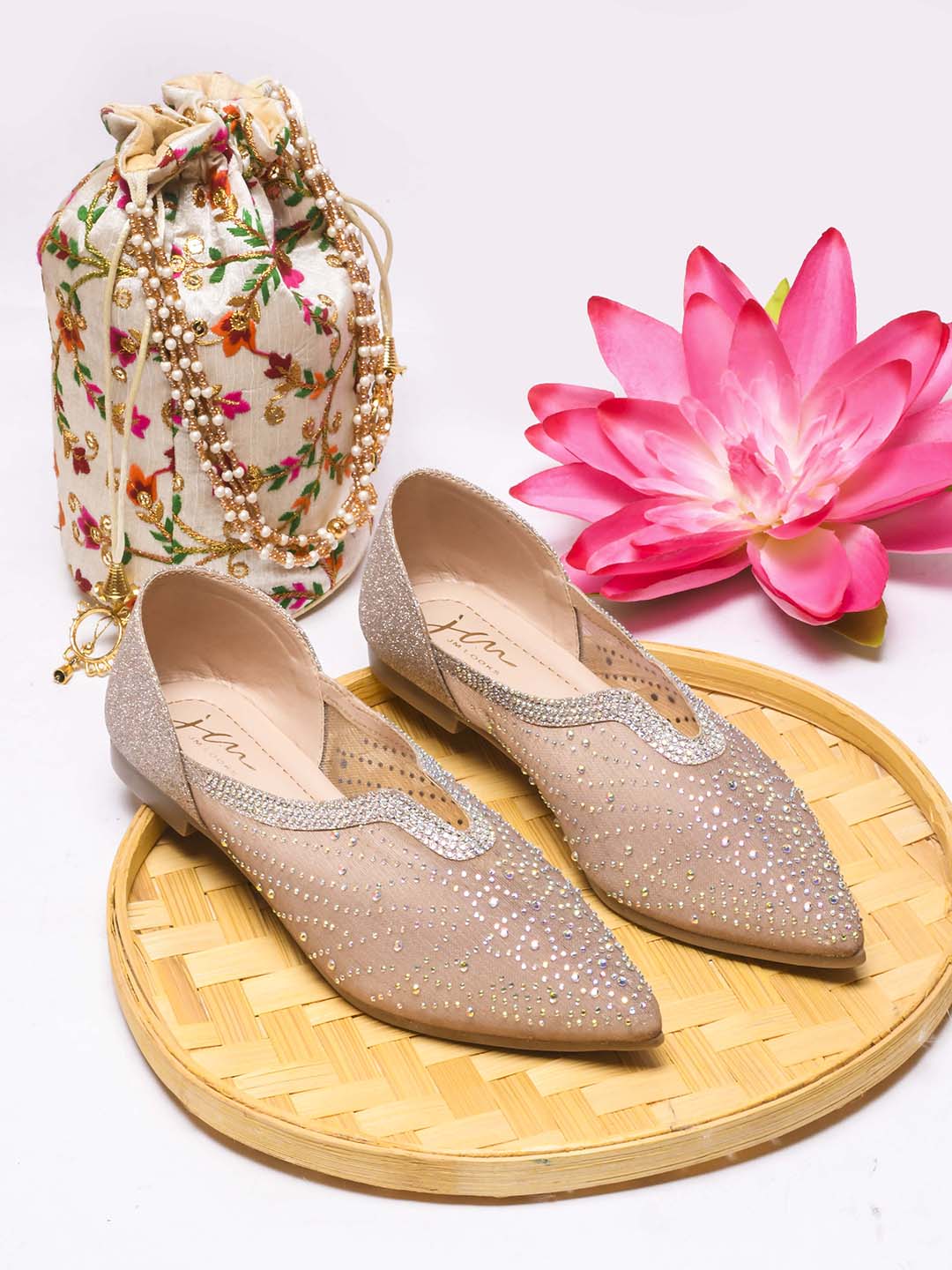 Jm Looks Women's Embellished Pointed Toe Flats - Image 16
