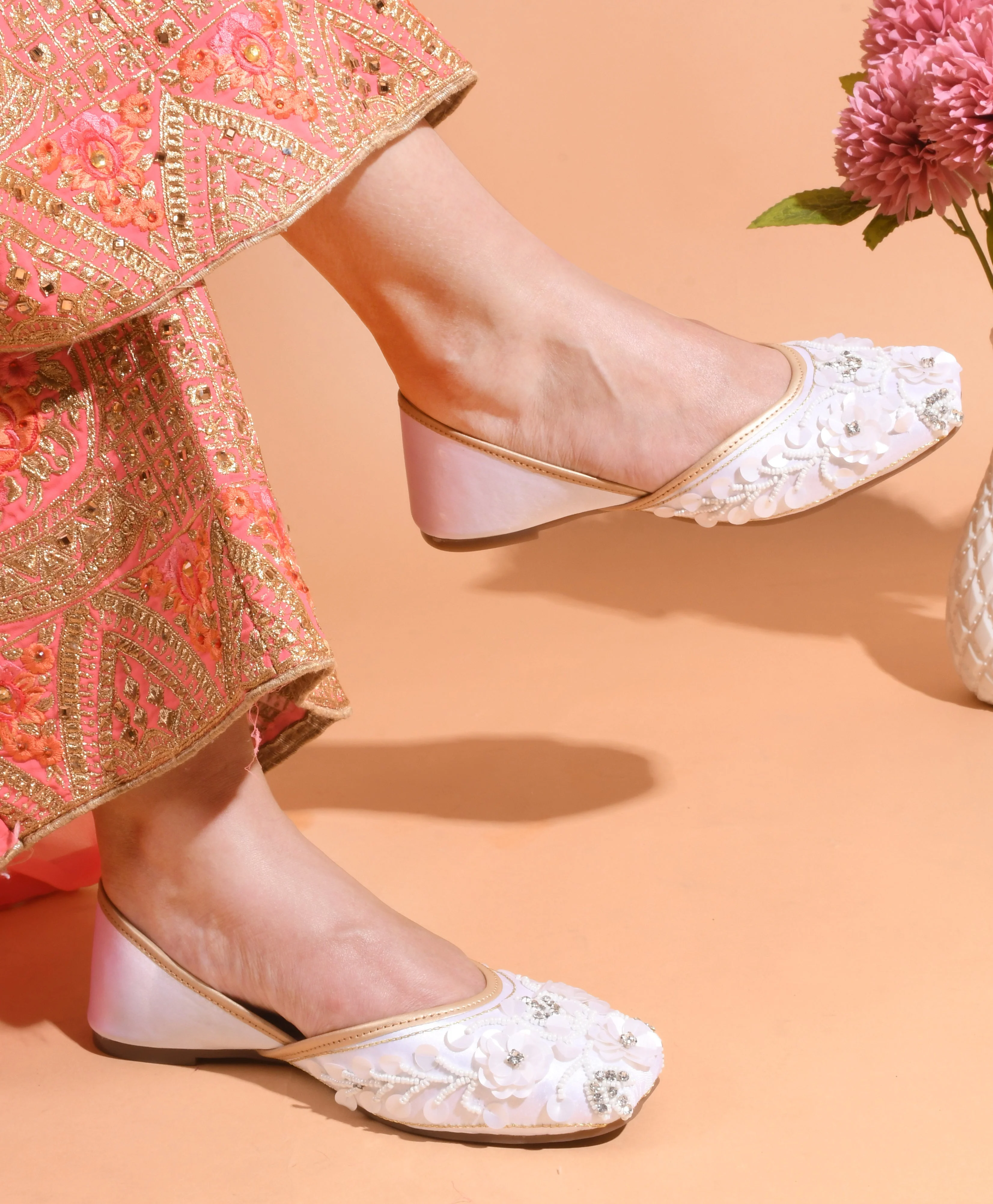 Jm Looks Embellished Women's Juttis & Mojaris - Image 11
