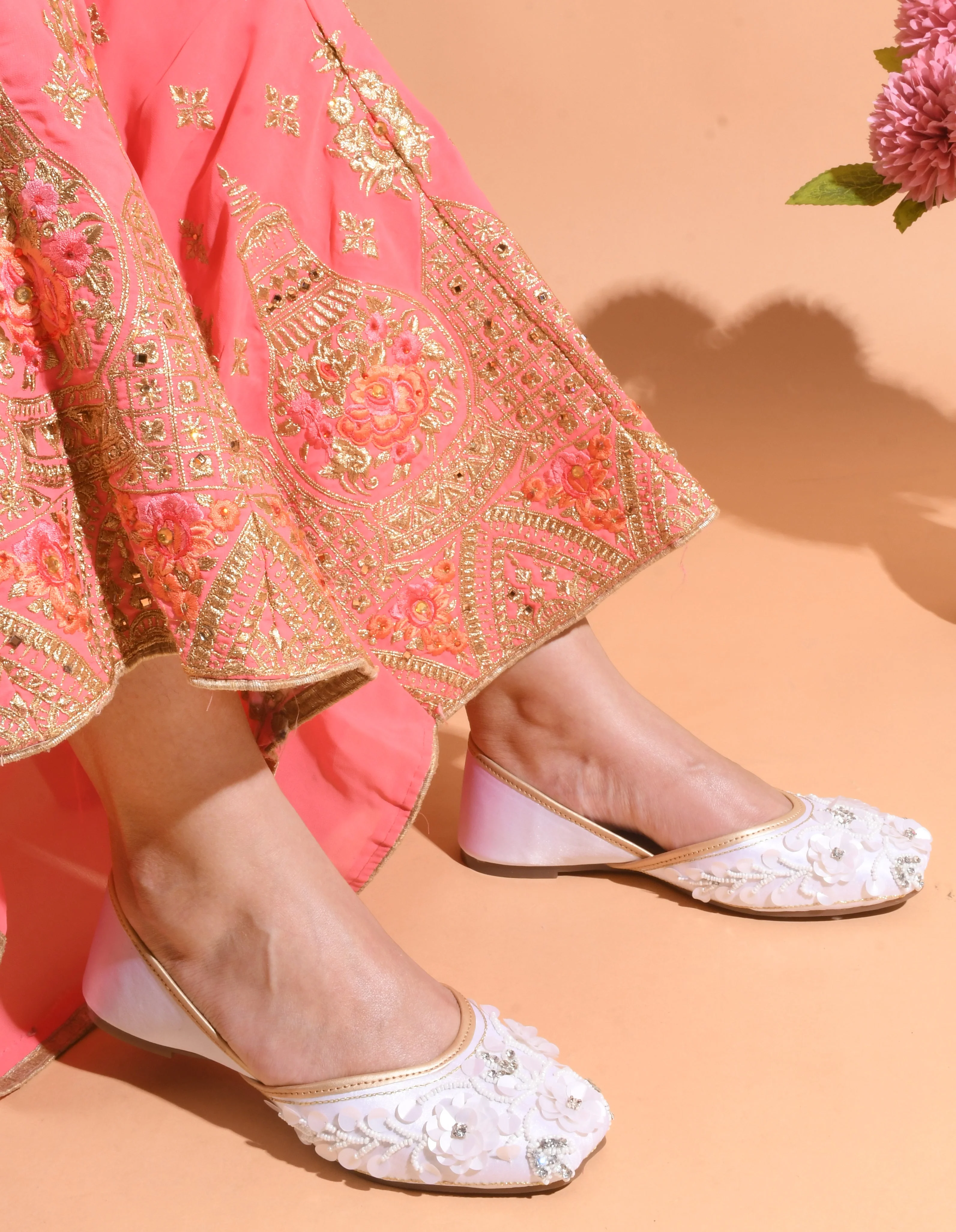 Jm Looks Embellished Women's Juttis & Mojaris - Image 12