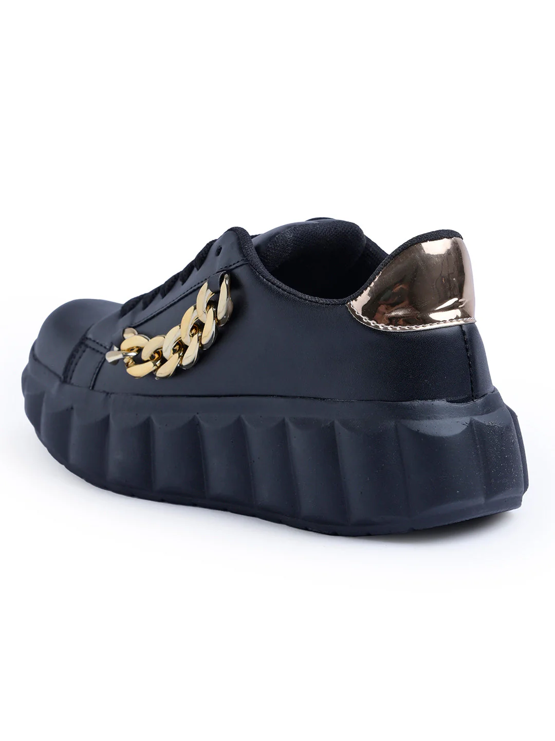 Jm Looks Chain Detail Platform Sneakers - Image 6