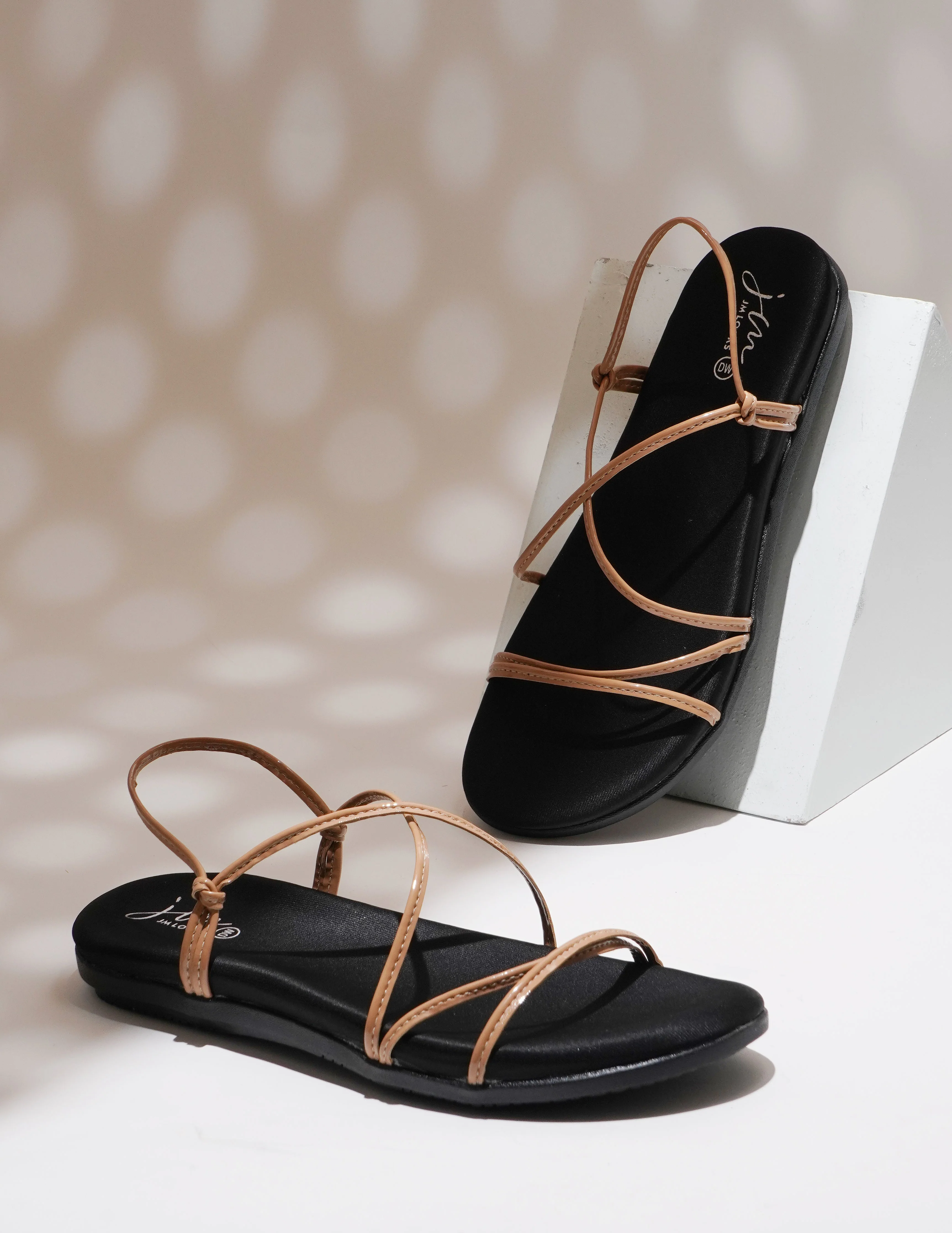 Jm Looks Women's Multi-Strap Flat Sandals - Image 6